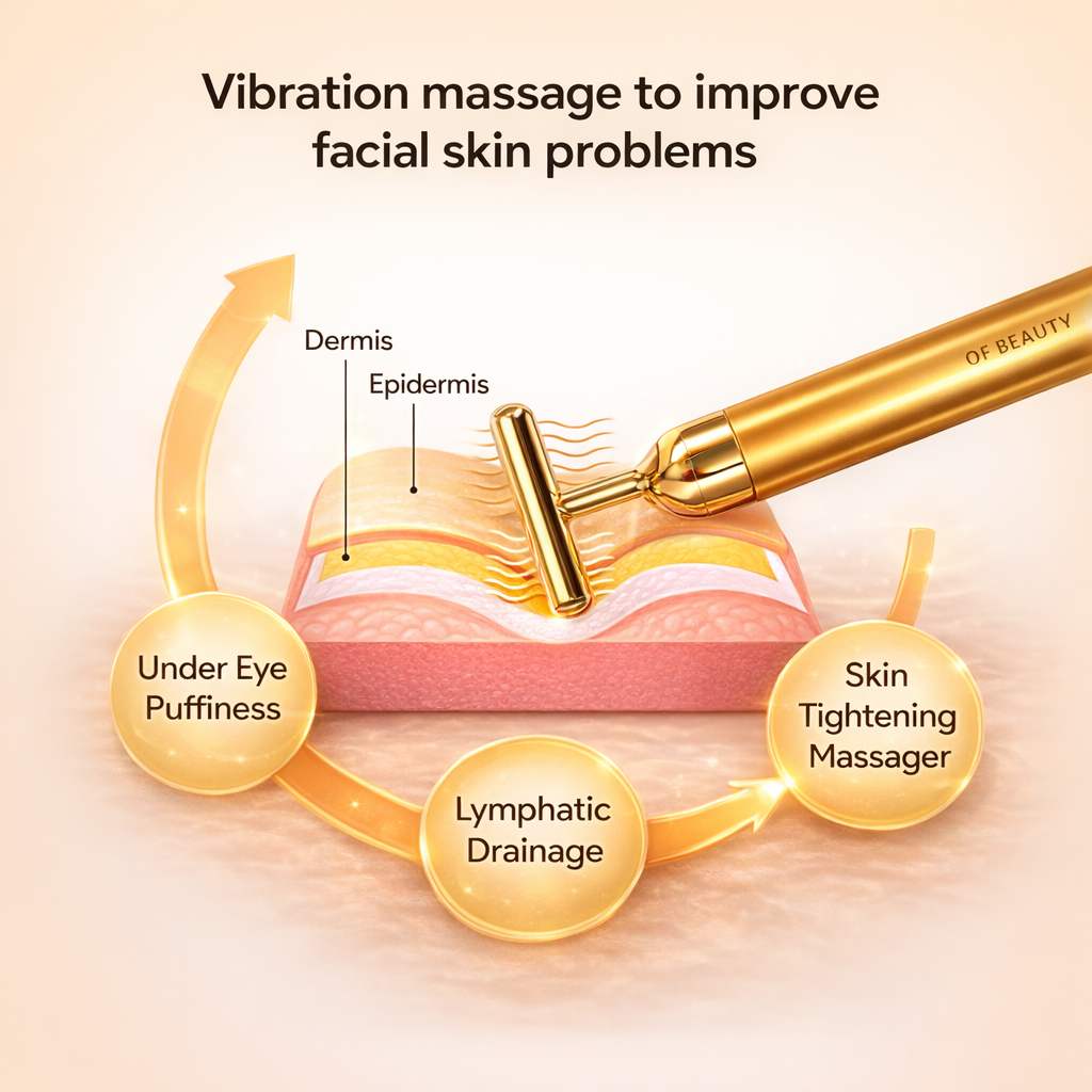 Golden Energy Face Massager