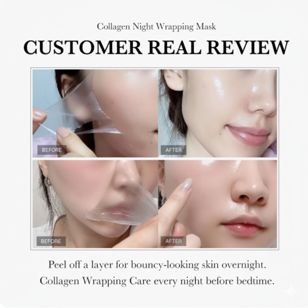 Collagen Night Wrapping Peel Off Mask Pack of 2
